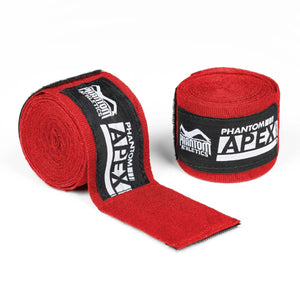 Handwraps Apex von Phantom Athletics, ideal für MMA, Boxen und Kampfsport. Strapazierfähiges Material bietet optimalen Schutz und Stabilität für Hände und Handgelenke während intensiver Workouts.