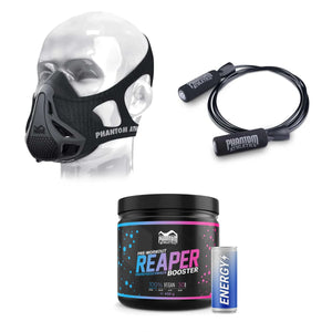Die Phantom Training Mask, ideal für MMA, Muay Thai und Kampfsporttraining. Unterstützt das Atemmuskeltraining und verbessert die Ausdauer bei intensiven Workouts.