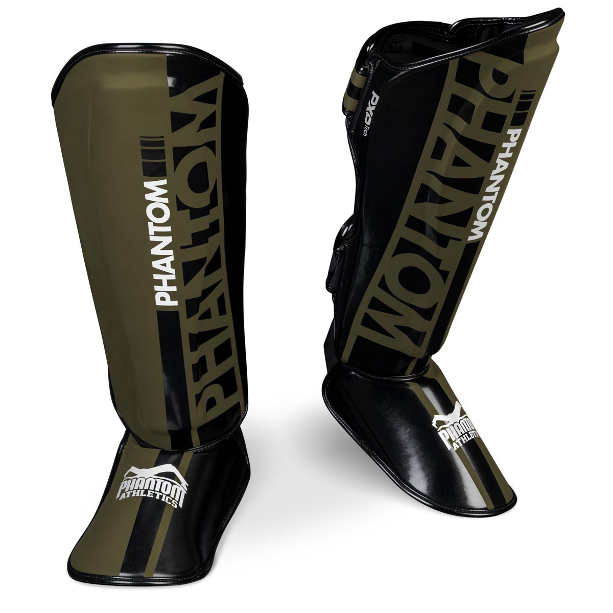 MRX Shin & Instep Guards For MMA, Muay Thai, Kickboxing - Adult Unisex PU Leather 2 thumbnail image