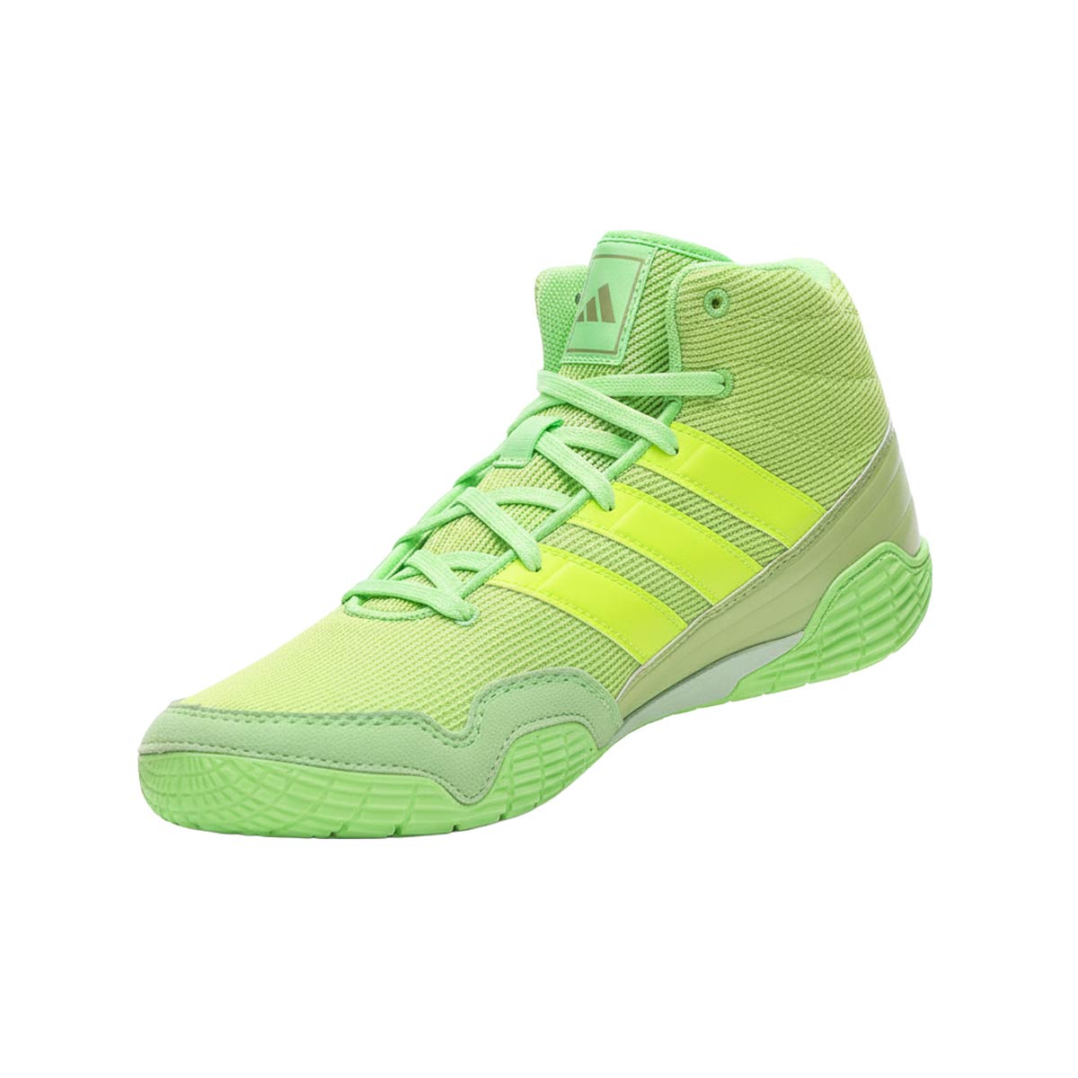ADIDAS Speedex Wrestling Shoes Neon – Ringerschuhe mit griffiger Außensohle und TPU‑Overlays für stabilen Stand und präzise Fußarbeit bei Grappling, Bodenkampf oder Standkampf. Vielseitig einsetzbar im Training und Wettkampf.