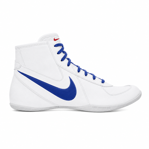 Mit den Nike Footsweep 2 White Blue Red trainierst du auf hohem Niveau im Kampfsport und profitierst von optimaler Beweglichkeit und Stabilität. Ideal für Wrestling, Grappling und MMA-Drills, bei denen Präzision und Reaktionsgeschwindigkeit entscheidend sind.