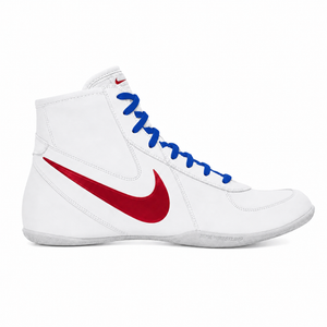 Mit den Nike Footsweep 2 White Blue Red trainierst du auf hohem Niveau im Kampfsport und profitierst von optimaler Beweglichkeit und Stabilität. Ideal für Wrestling, Grappling und MMA-Drills, bei denen Präzision und Reaktionsgeschwindigkeit entscheidend sind.