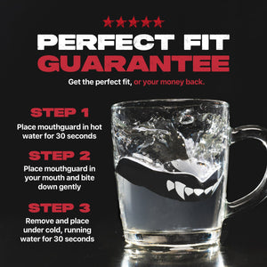 Mit dem Fangz Zahnschutz aus der Extro Series von SafeJawz bist du im Kampfsport bestens geschützt. Ergonomisches Design und stoßdämpfende Wirkung für optimalen Sitz und Sicherheit.