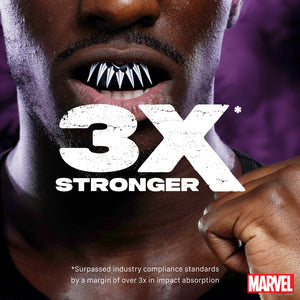 Der SafeJawz Mundschutz bietet mit seinem Black Panther Design nicht nur einen einzigartigen Look, sondern auch sicheren Halt und effektiven Schutz bei jedem Schlagtraining.