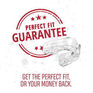 Safejawz Intro Series – Transparent und professionell für Training und Wettkampf. Entwickelt mit 3D‑Druck für schlankes Design, kombiniert mit hoher Schutzwirkung und hohem Tragekomfort beim Boxen oder Jiu‑Jitsu.