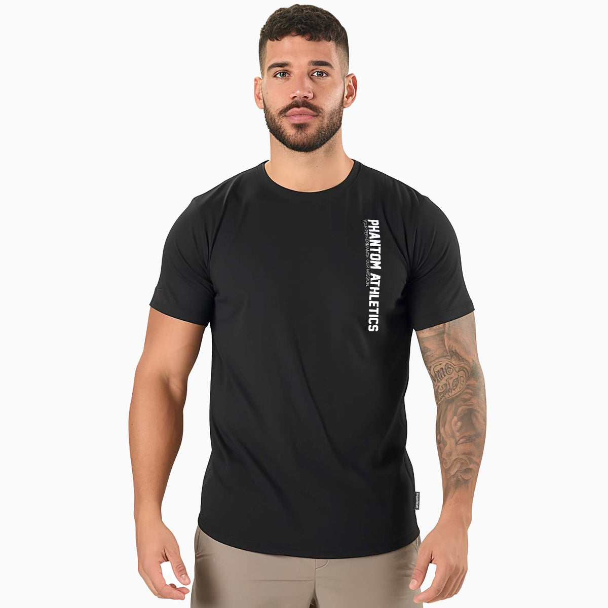 T-Shirt Vertical - Schwarz