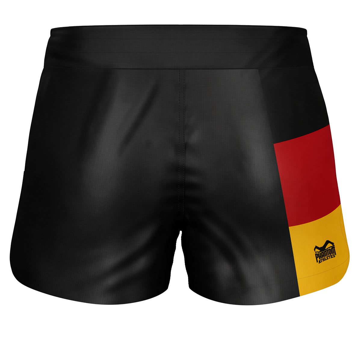 Mit den Phantom Athletics Fusion-R Germany Fightshorts trainierst du auf höchstem Niveau im Kampfsport. Der elastische Bund mit Kordelzug sorgt für sicheren Halt bei Sparring, BJJ und explosiven Bewegungen im Training.