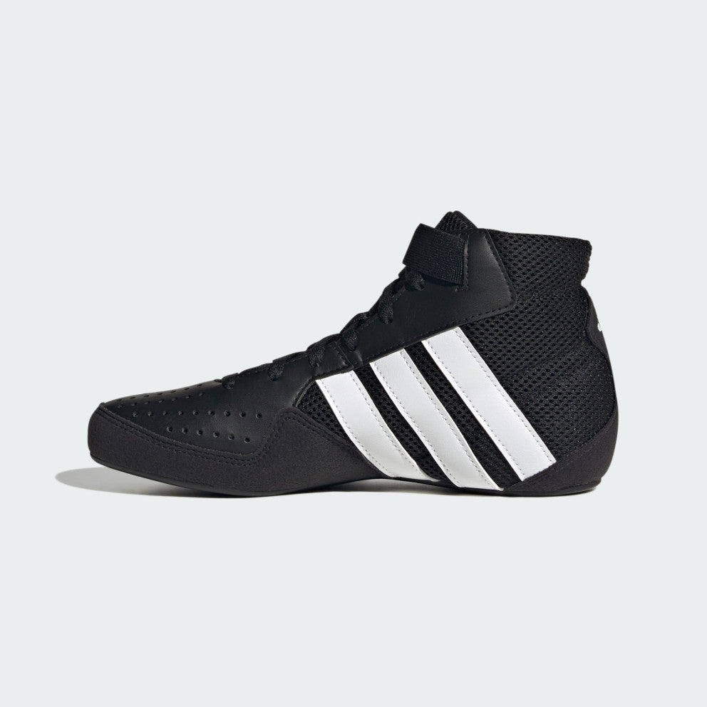 Kinder Ringerschuhe Adidas Havoc Plus - Schwarz/Weiß