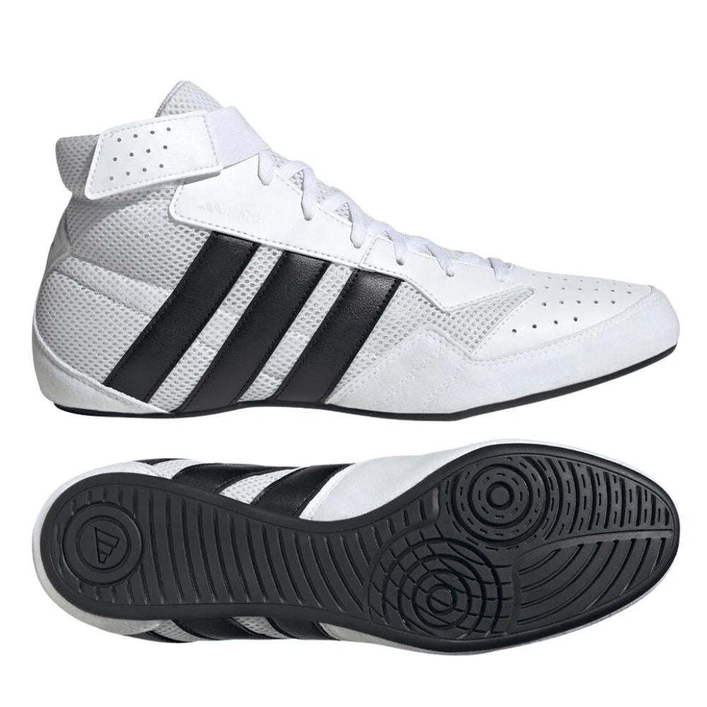 Kinder Ringerschuhe Adidas Havoc Plus - Weiß/Schwarz