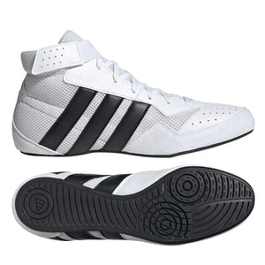 Kinder Ringerschuhe Adidas Havoc Plus - Weiß/Schwarz