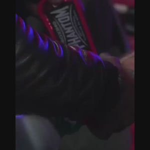 Boxhandschuhe MEXICO - Silber/Grün/Rot