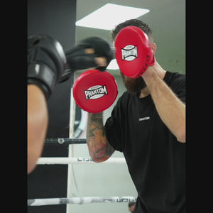 Phantom Athletics Focus Pads „Mexico Red“ – auffälliges Design in Signalrot für einen markanten Auftritt im Training.