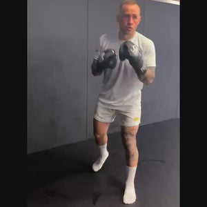 Fightshorts FUSION Muay Thai - Weiß/Gold