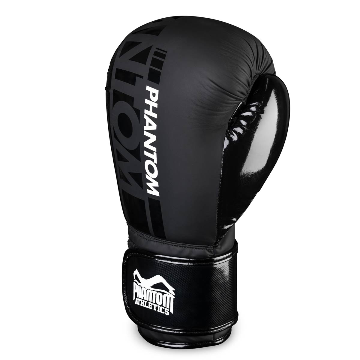 Phantom APEX Speed Boxhandschuhe für Kampfsport Training und Wettkampf. Mit hochqualitativer Polsterung und elastischem Klettverschluss für eine perfekte Handgelenksunterstützung. Linker Handschuh.