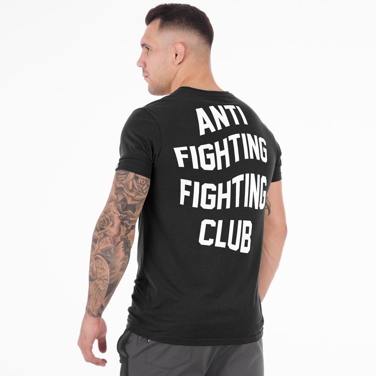 T-Shirt Anti Fighting - Schwarz