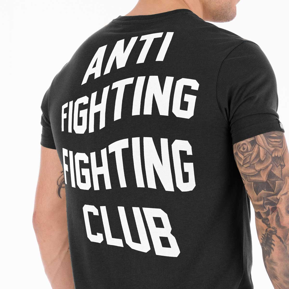 T-Shirt Anti Fighting - Schwarz