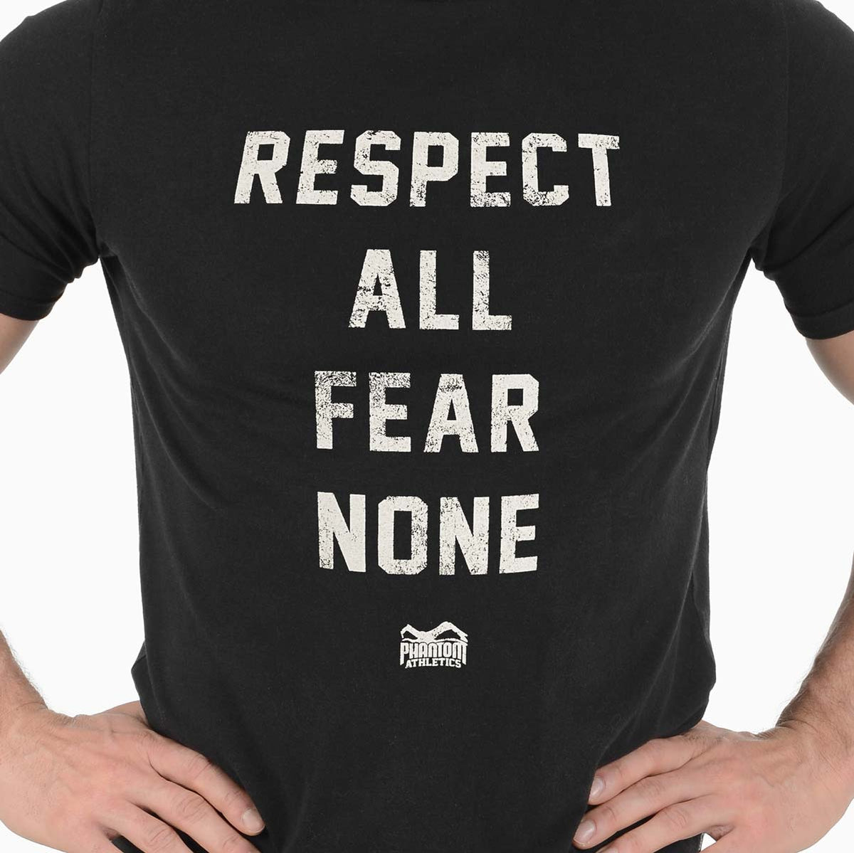 T-shirt respeite tudo/não tema nenhum