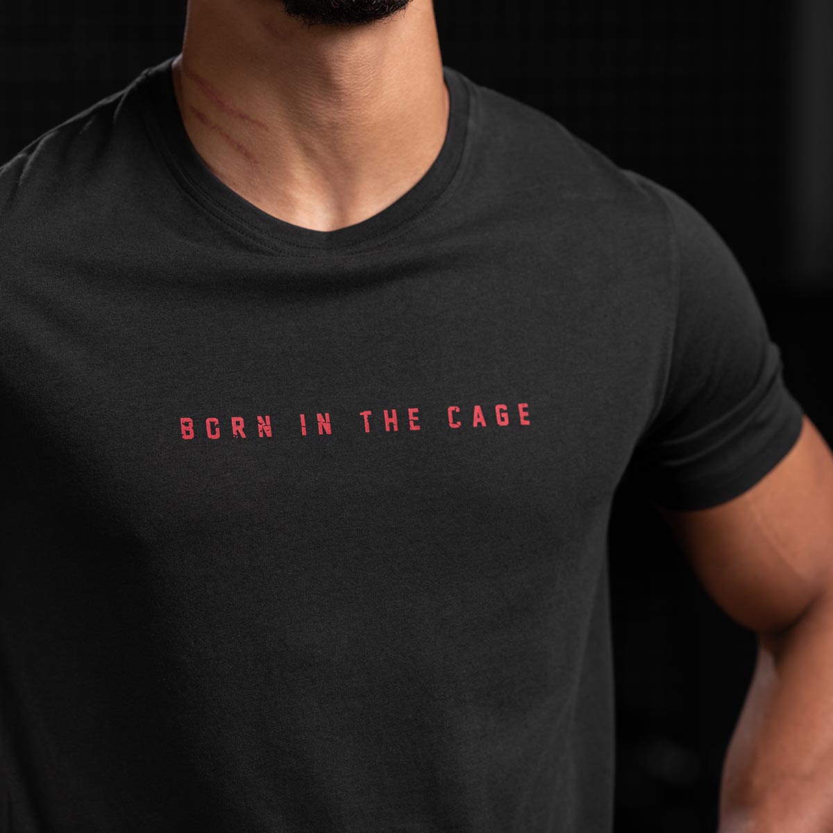 T-Shirt Born in the Cage - Schwarz