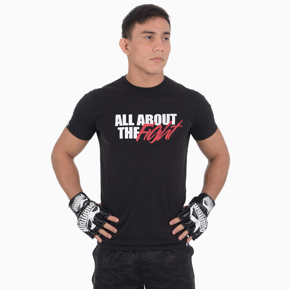 T-Shirt All About The Fight - Schwarz