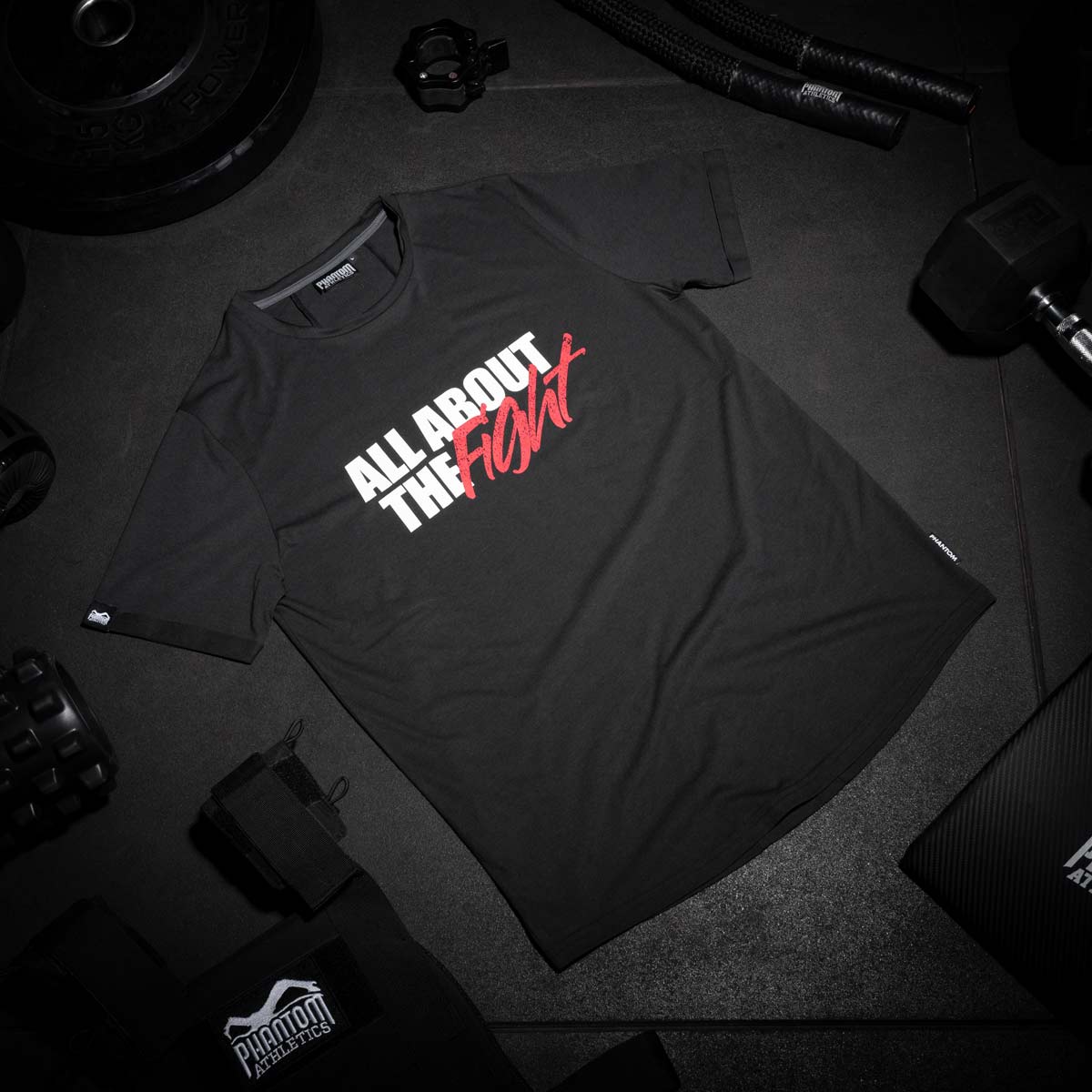 T-Shirt All About The Fight - Schwarz