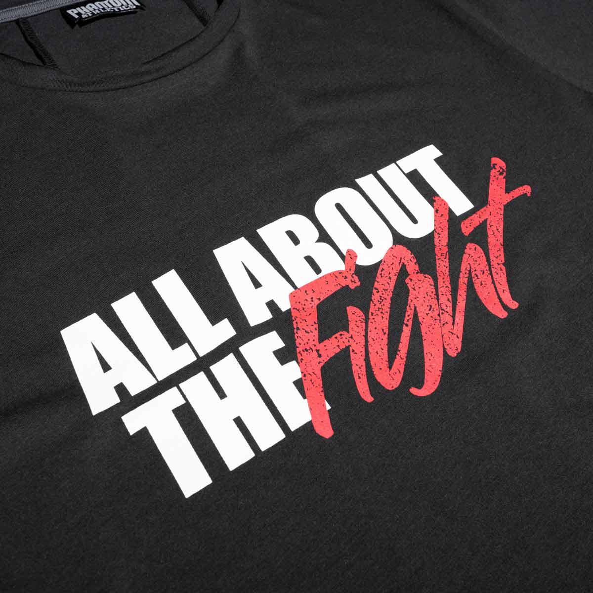 T-Shirt All About The Fight - Schwarz