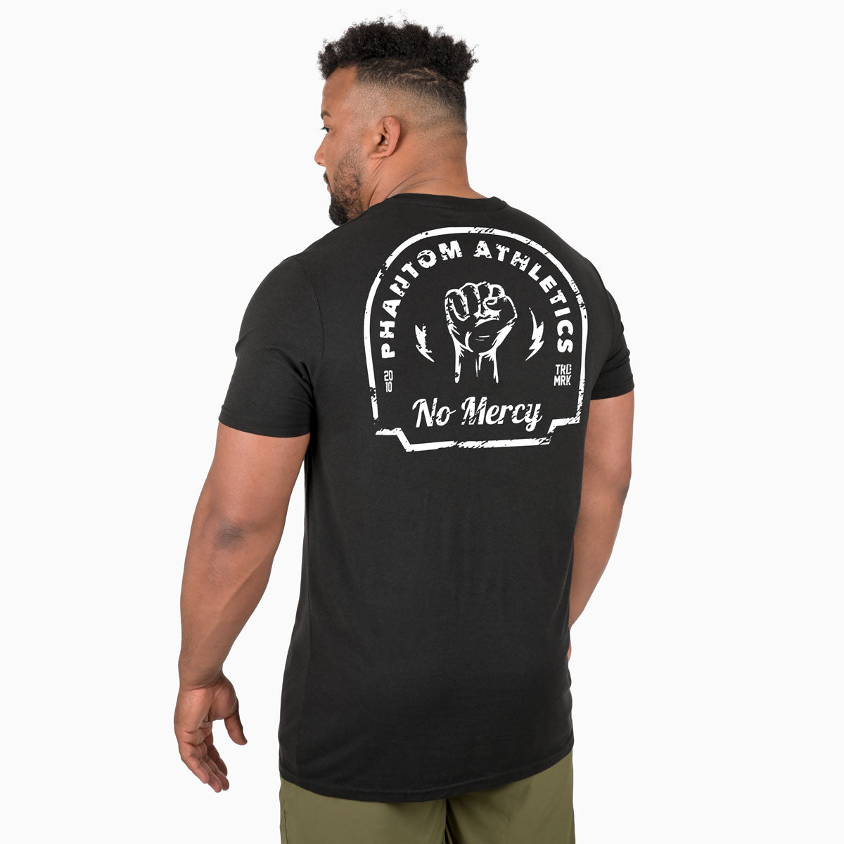 T-shirt no mercy - black