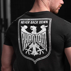 Sportliches Phantom Athletics T‑Shirt Germany mit athletischem Schnitt und atmungsaktivem Tri‑Blend‑Material – perfekt für Kampfsport, Boxen und Gym‑Sessions.
