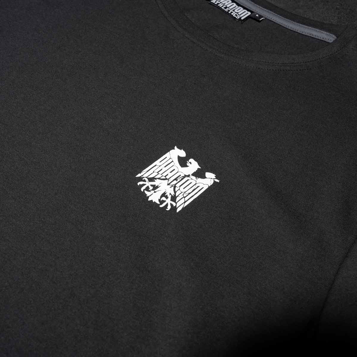 Funktionelles Phantom Athletics T‑Shirt Germany Schwarz/Weiß aus atmungsaktivem Performance‑Material für anspruchsvolle MMA‑Einheiten.