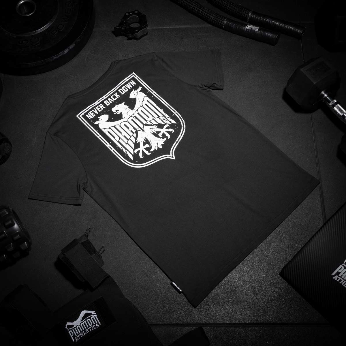 Hochwertiges Kampfsport‑Shirt von Phantom Athletics mit Germany‑Motiv für Muay Thai, Jiu‑Jitsu und Technik‑Drills.
