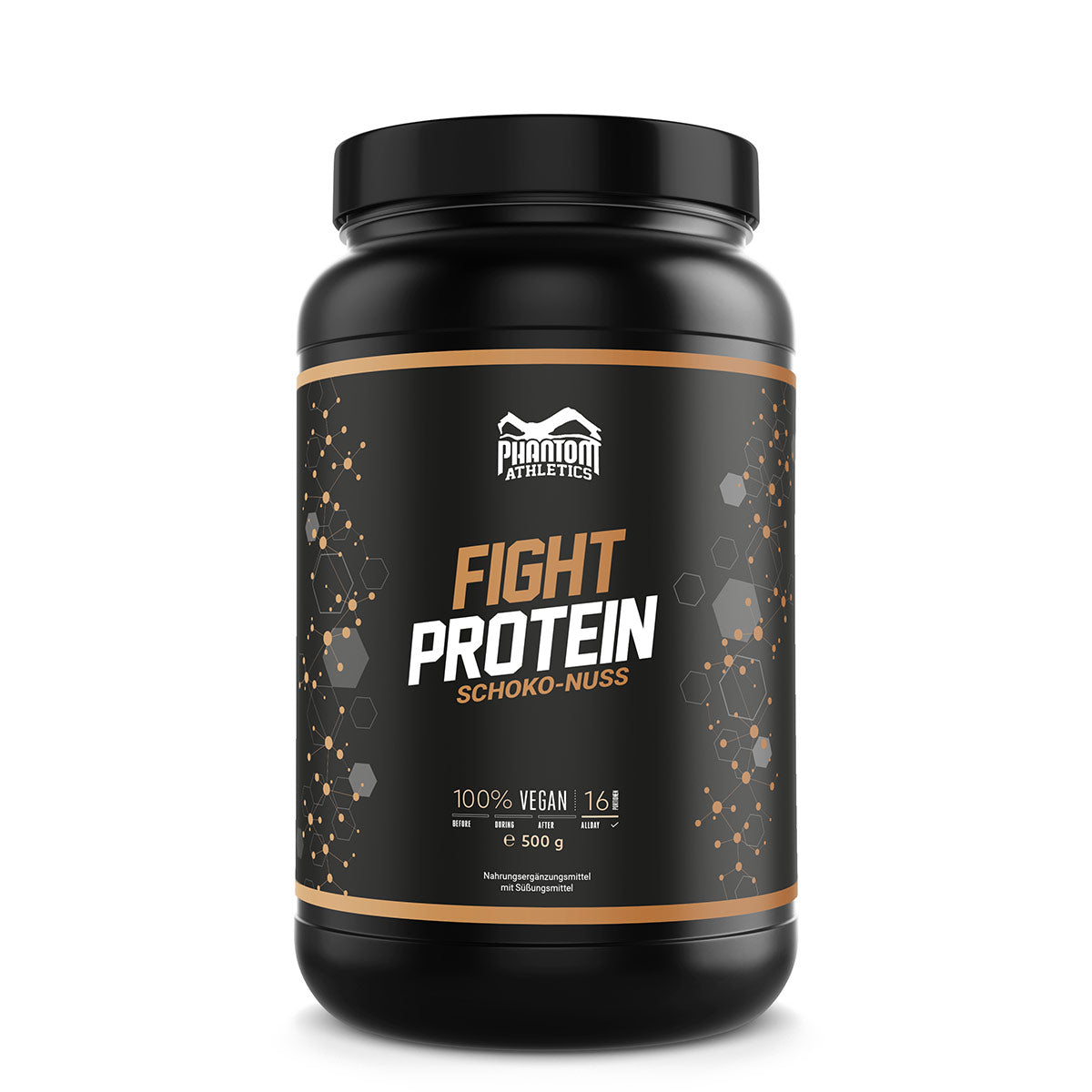 Phantom FIGHT Protein für Kampfsportler mit Schoko Nuss Geschmack.