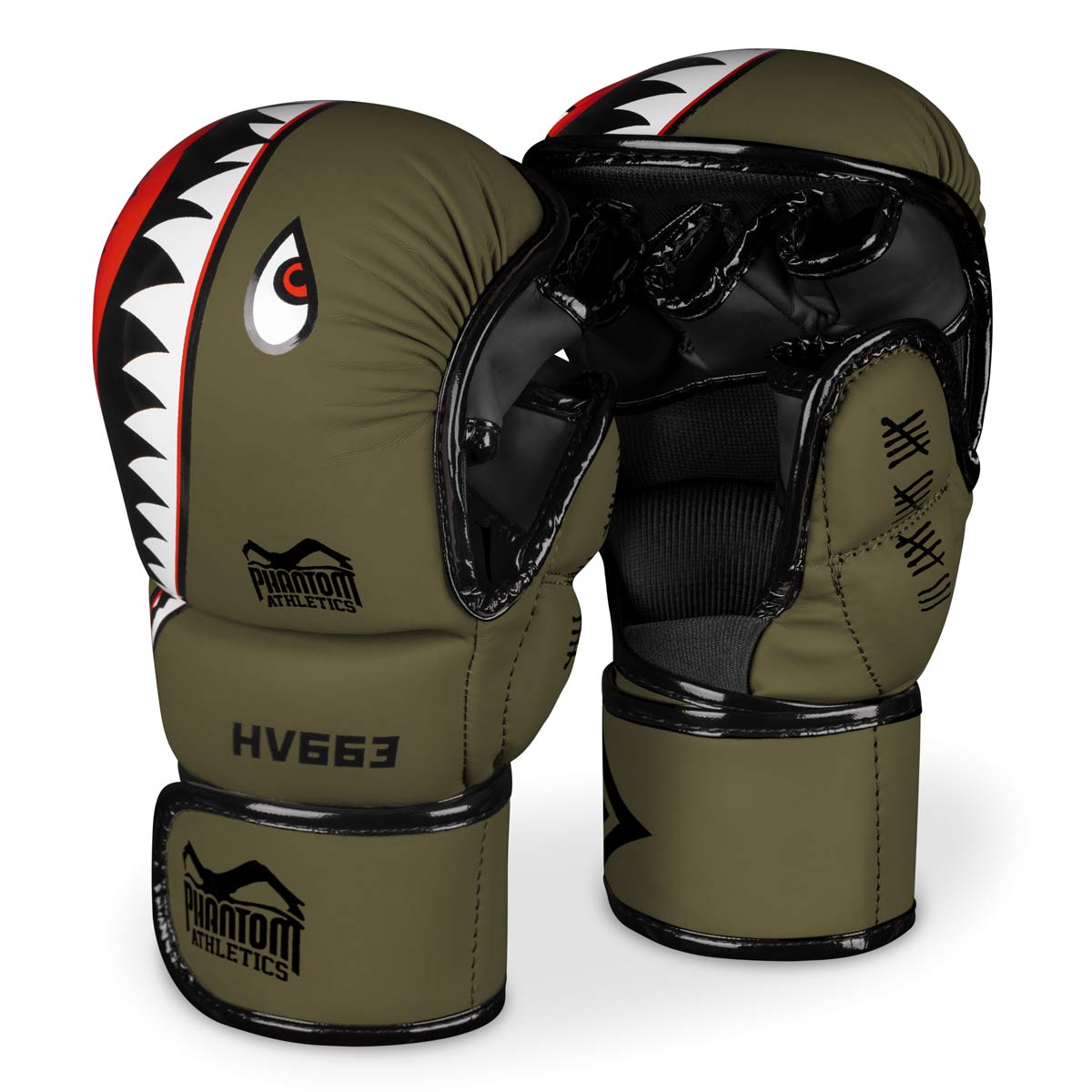 The Phantom MMA sparring gloves FIGHT SQUAD in army green