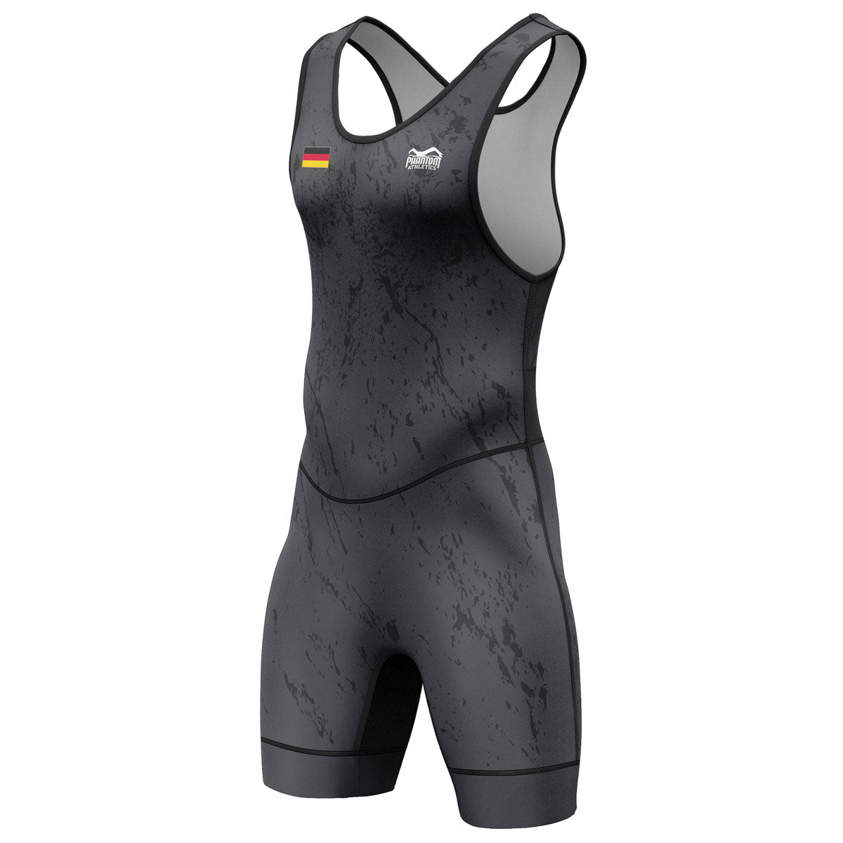 Le maillot de lutte Phantom EVO Allemagne avec un ajustement parfait et fabriqué à partir de matériaux de la plus haute qualité. 
