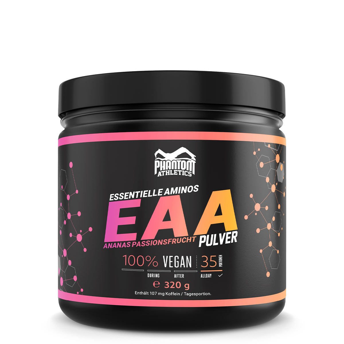 Phantom EAA - Essentielle Aminosäuren mit Ananas-Passionsfrucht  Geschmack. Für eine optimale Versorgung im Kampfsport.