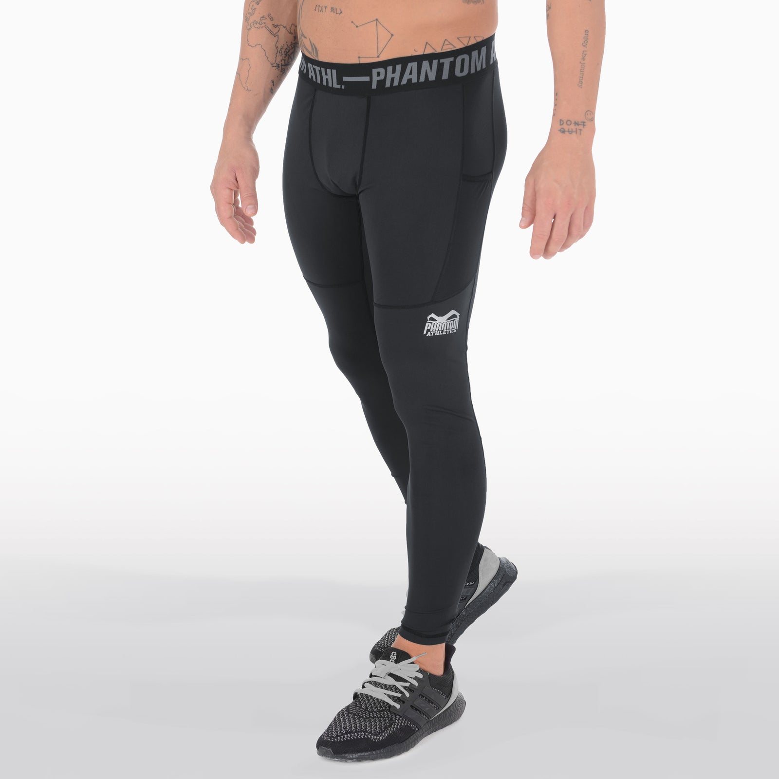 Buy compression tights & martial arts leggings for men - PHANTOM
