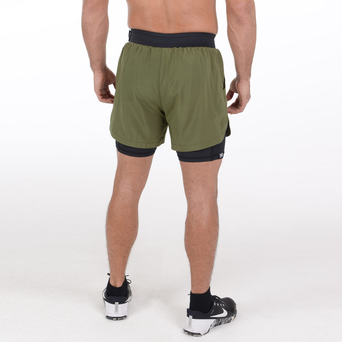 Trainingsshorts Laser 2in1 - Army