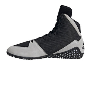 Adidas Ringerschuhe Mat Wizard. Die Ringerschuhe für Anfänger und Profis. Egal ob Wettkampf oder Training, die Adidas Mat Wizard Ringerschuhe in der Farbe Schwarz Grau verschaffen dir ultimative Grip auf der Matte. 