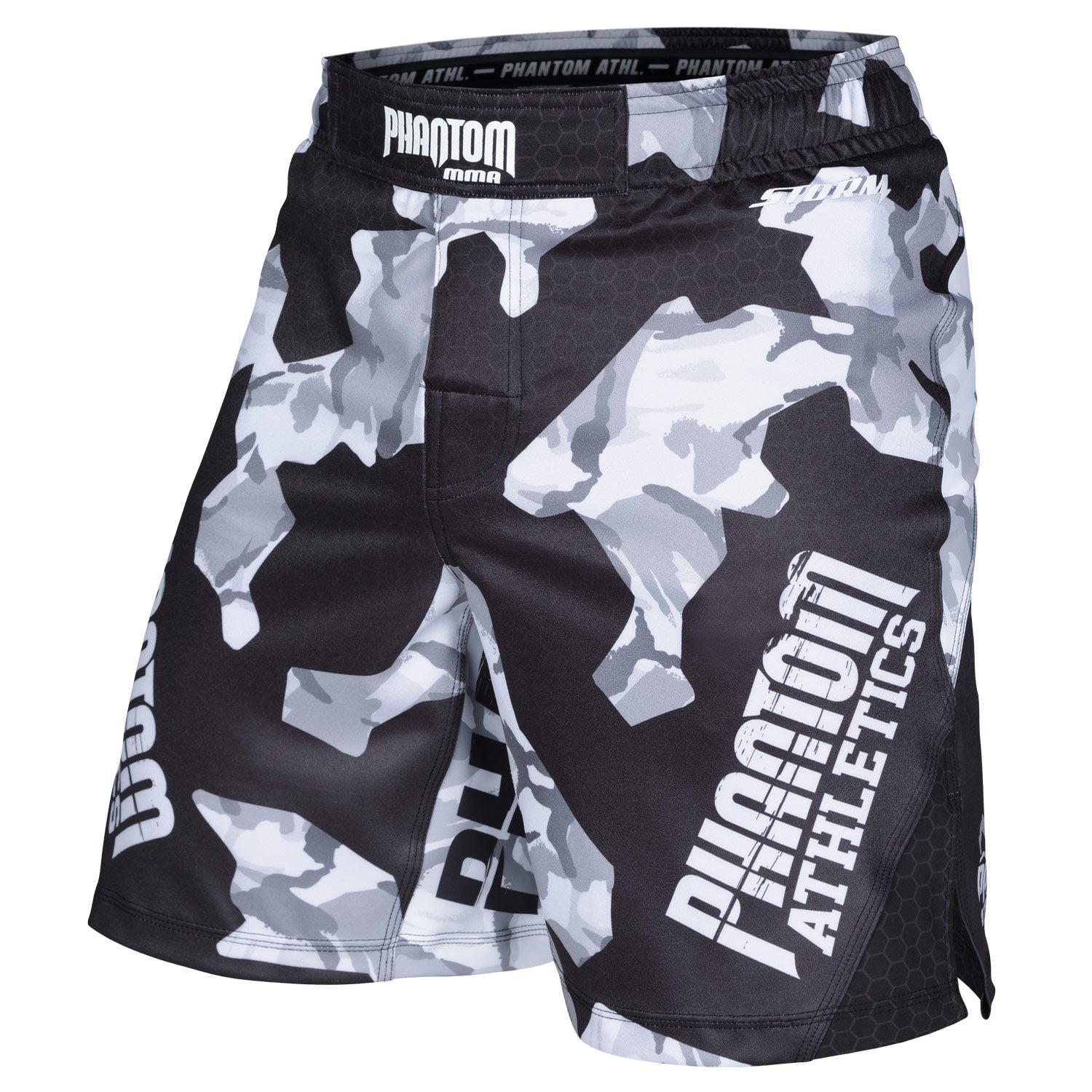 Phantom Athletics Shorts Storm Nitro, ideal für Kampfsport und intensive Trainingseinheiten. Diese leichten und strapazierfähigen Shorts bieten maximale Bewegungsfreiheit und Komfort, perfekt für MMA, Grappling und Kickboxen.