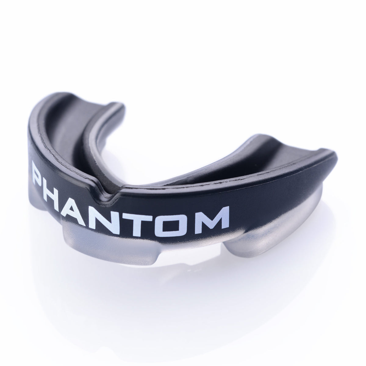 Protector bucal Phantom Impact en color negro para artes marciales