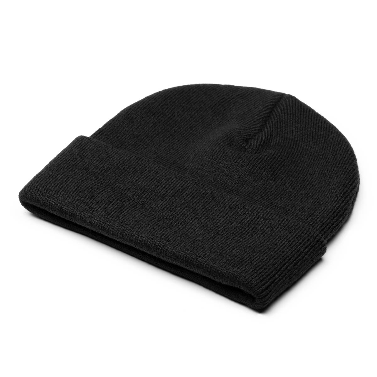 Bequeme Phantom Athletics Beanie Sonic mit breitem Umschlag und Phantom-Logo-Patch – ideal für Outdoor-Workouts im Winter.