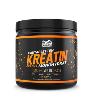 Phantom Kreatin Kautabletten für mehr Power im Kampfsport.