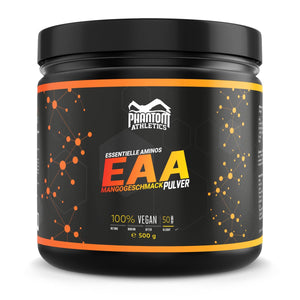 Phantom EAA - Essentielle Aminosäuren mit Mango  Geschmack. Für eine optimale Versorgung im Kampfsport.