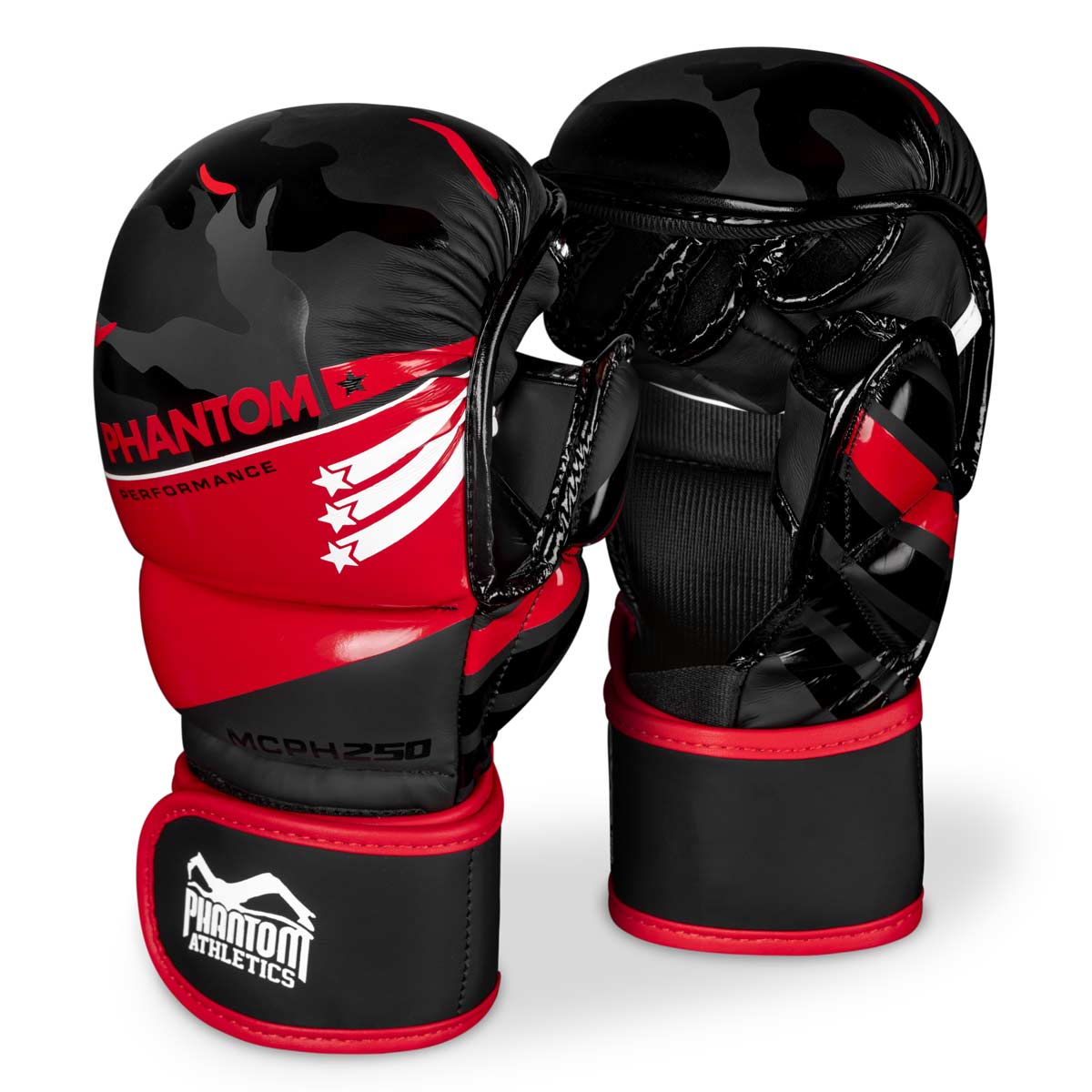 hayabusa mma handschuhe MMA Sparrings Handschuhe RAIDER - Rot | Wettkampf & Training