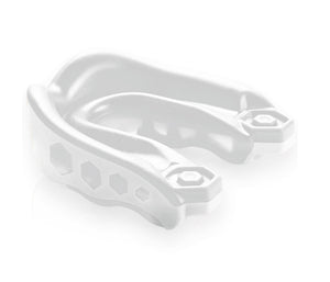 Leichter und strapazierfähiger Gel Max Zahnschutz von Shock Doctor. Ideal für Sportarten, bei denen ein sicherer Kieferschutz erforderlich ist. Der meistverkaufte Zahnschutz für Kontaktsportarten.