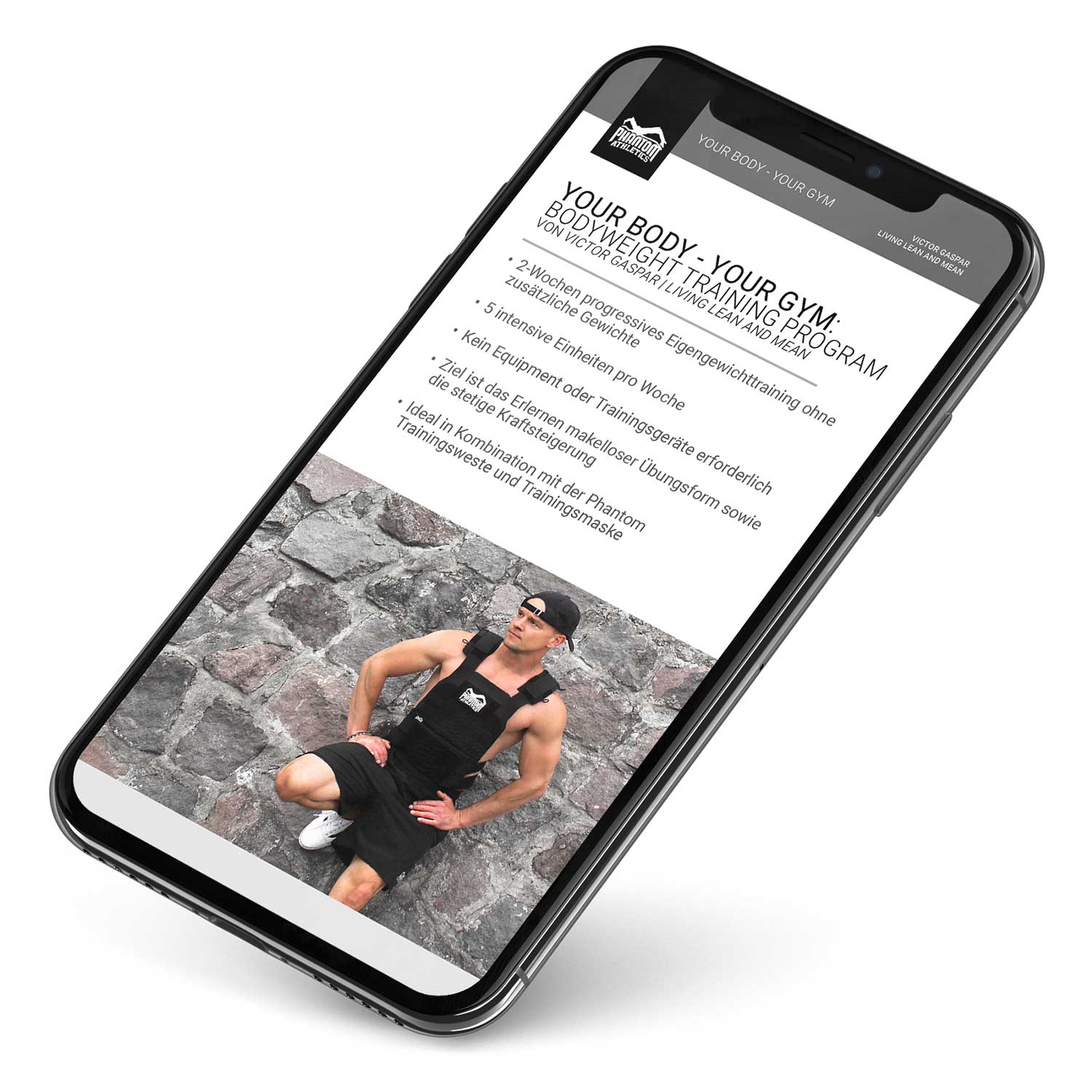 Trainingsplan - Your Body Your Gym - PHANTOM ATHLETICS