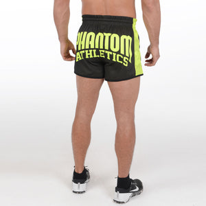 Revolution Black Neon Shorts von Phantom Athletics, ideal für anspruchsvolle Trainingseinheiten. Die hochwertigen Materialien garantieren eine lange Lebensdauer und optimalen Tragekomfort.