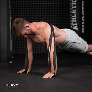 Resistance Band Light von Phantom Athletics, speziell für Kraft- und Beweglichkeitstraining entwickelt. Perfekt für Workouts zu Hause, im Studio oder unterwegs.