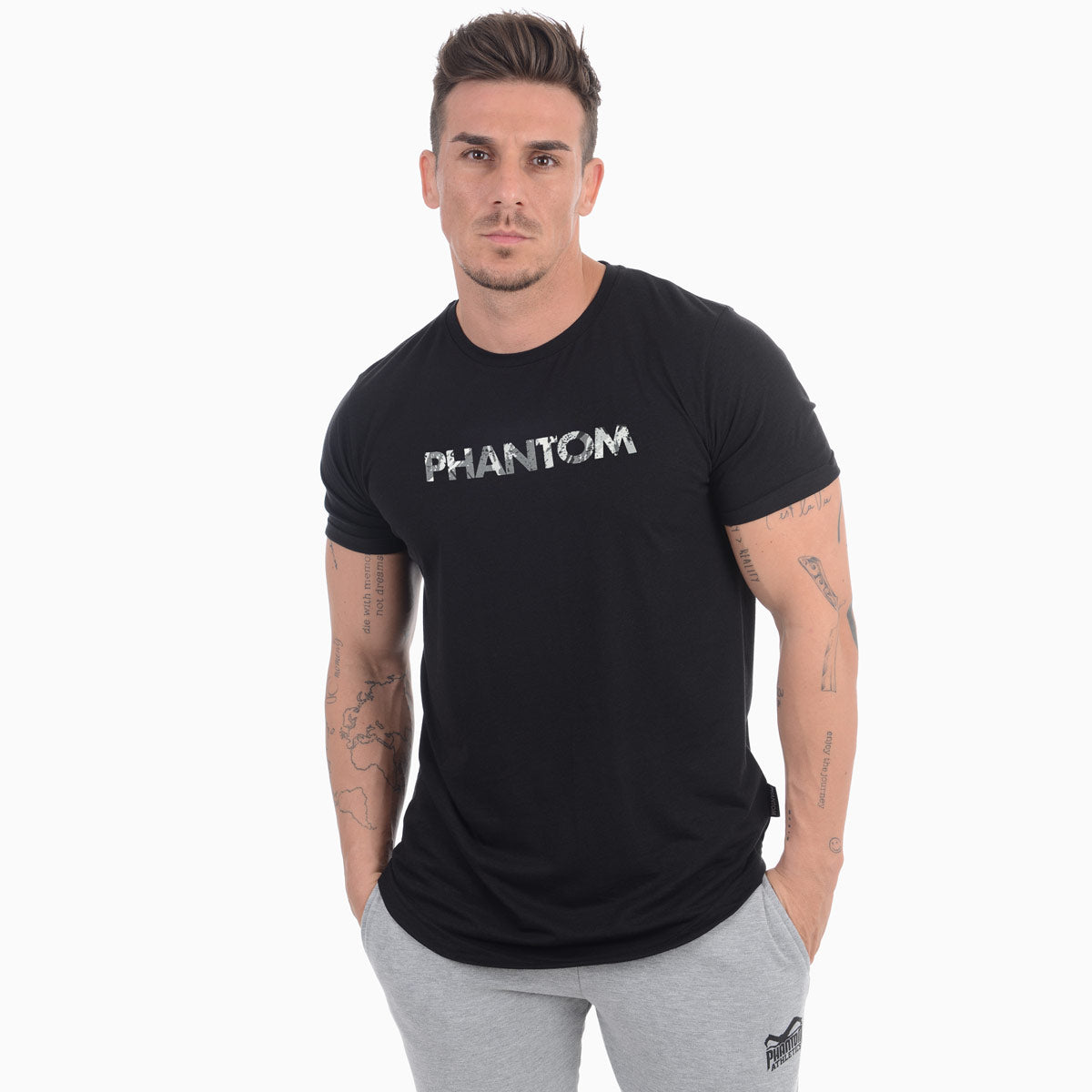 ochwertiges Phantom Athletics T-Shirt Vantage, ideal für Kampfsportler aus MMA, Muay Thai und Thaiboxen. Perfekt für Training und Freizeit mit langlebigem Material.