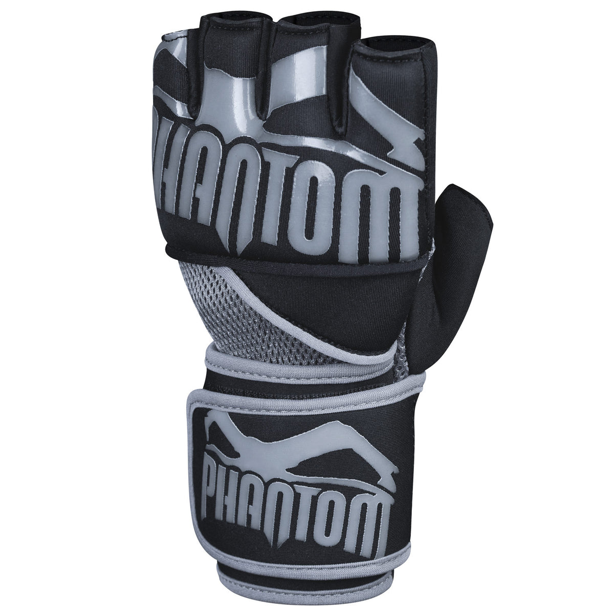 Die Phantom Gel Neopren Handschuhe für dein Kampfsporttraining. Produziert aus hochwertigem Neopren und Silikon. SIe verfügen über eine lange Handgelenksbandage für optimalen Support.