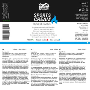 Phantom Sport Creme mit entspannender Wirkung, speziell für die Anforderungen von Kampfsportlern entwickelt. Fördert eine schnellere Muskelregeneration.