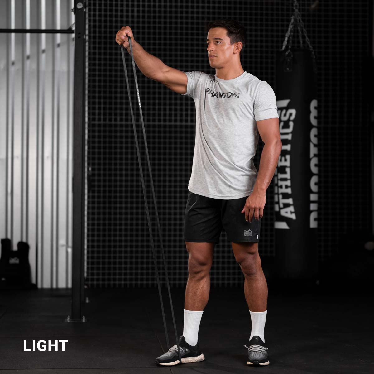 Strapazierfähiges leichtes Resistance Band von Phantom Athletics, entwickelt für Mobilitäts- und Stabilitätsübungen. Perfekt für Kampfsport und funktionales Training.